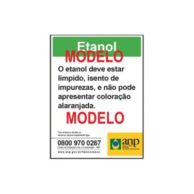 Placa Adesiva - Etanol