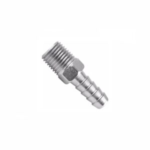 Espigão fixo (macho) rosca 3/8" npt para mangueira 1/2"